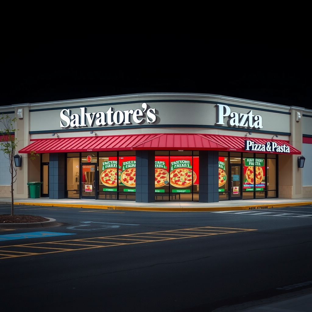 Map showing Salvatore's Pizza & Pasta location at 285 Geneva St, Fairview Mall St. Catharines Food Court, Ground Level, St. Catharines, L2N 2G1, Canada with surrounding streets and landmarks